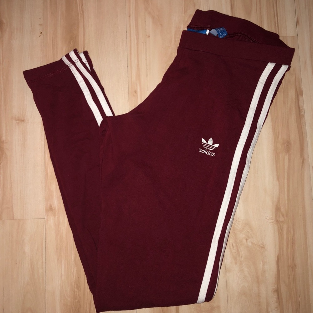 ADIDAS 3 STRIPED LEGGINGS WORN ONCE